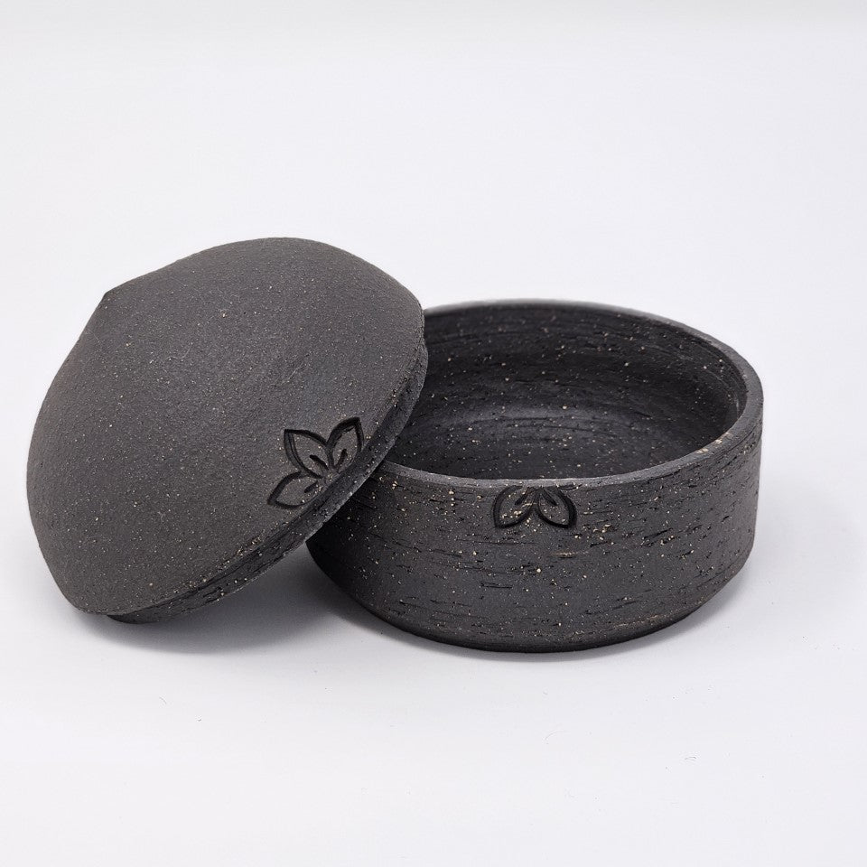 Black Porcelain Jar