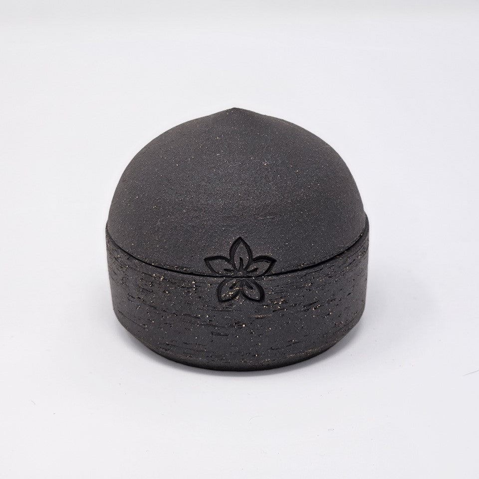 Black Porcelain Jar