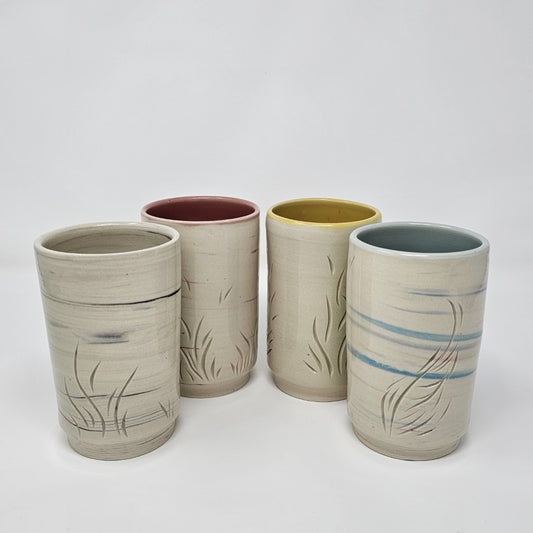 Tall Marbled Tumblers