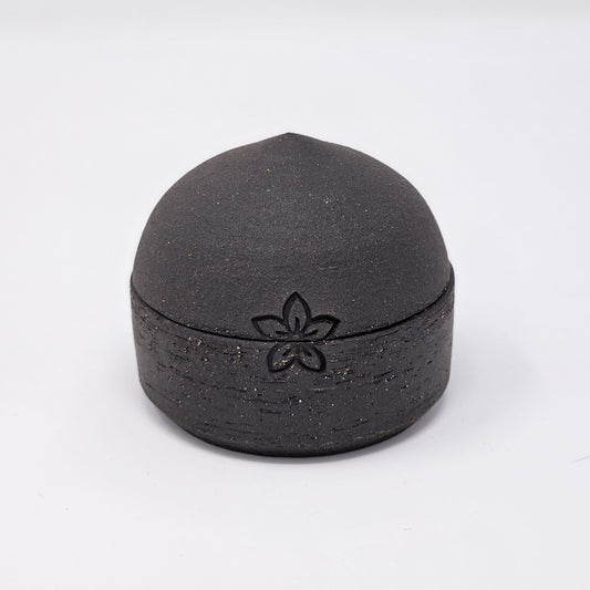 Black Porcelain Jar
